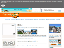 Tablet Screenshot of carvoeiro.com